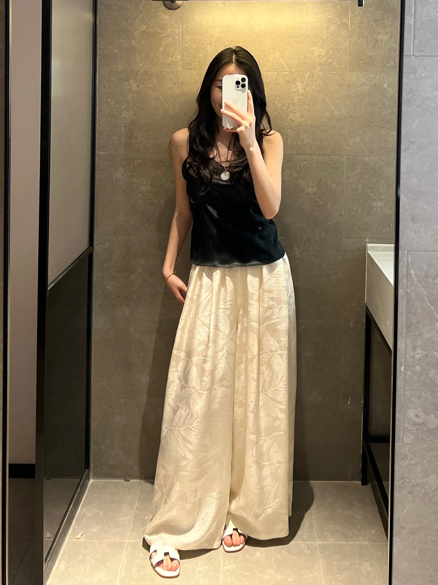 

Модные шелковые повседневные брюки для женщин с высокой талией, прямые, летние, новые, в китайском стиле, элегантные, стройнящие, трендовые брюки