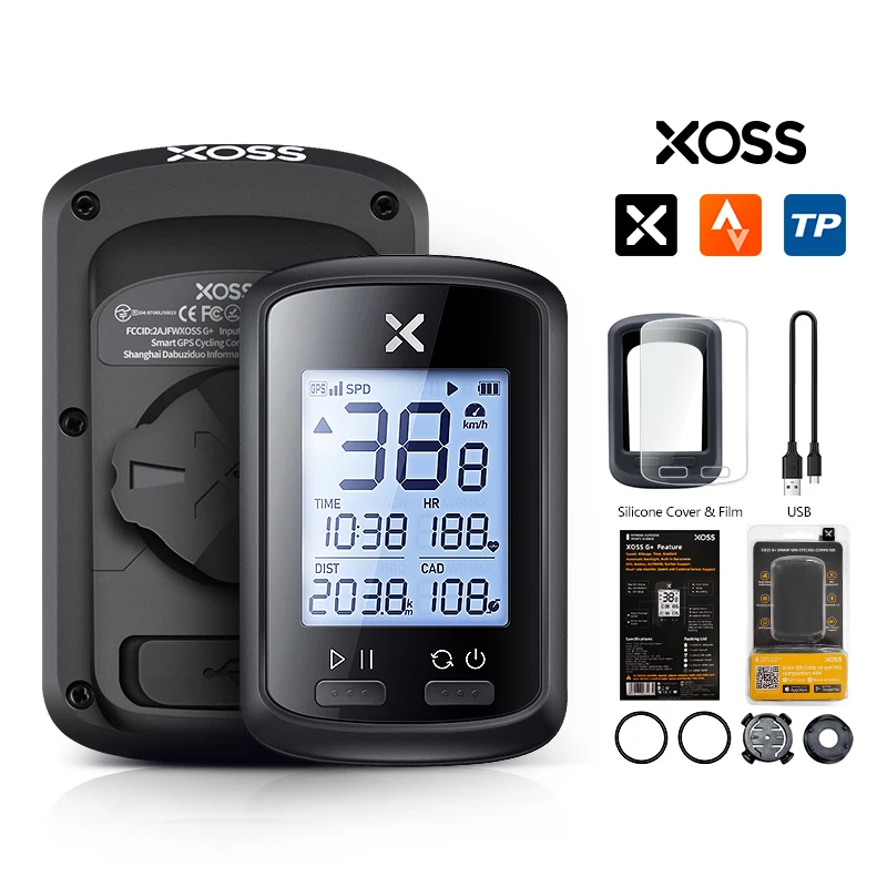 XOSS G plus G+ Bike GPS Bicycle Computer Wireless Speedometer Waterproof Cycling gps Cycle Computer Bicycle Speedometer Odometer