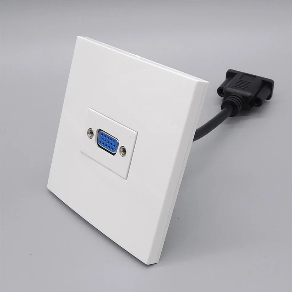Painel vga com cabo de extensão, 86 tipos fêmea, extensão multimídia, tela hd, projeção, soquete vga