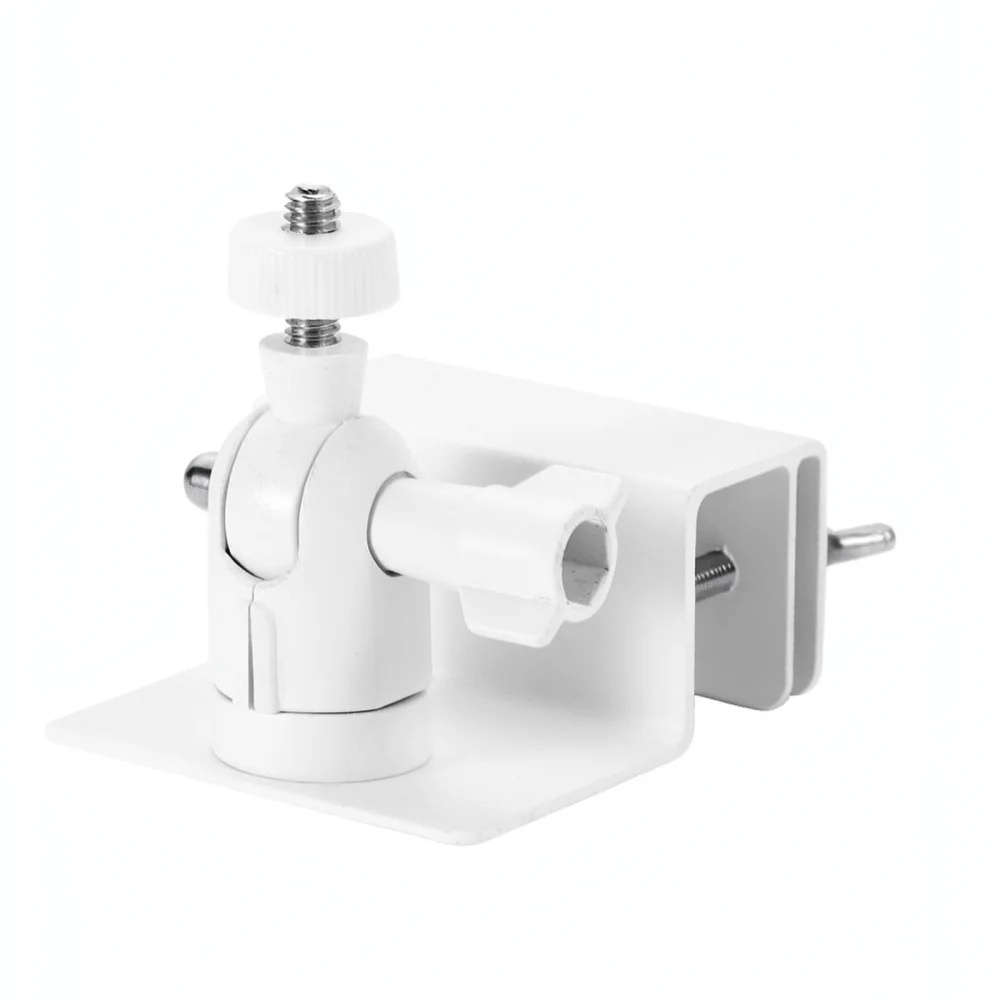 Heavy Duty Aluminum Alloy Gutter Mount For Solar Panel Security Camera Universal No Hole Installation Outdoor Holder Bracket