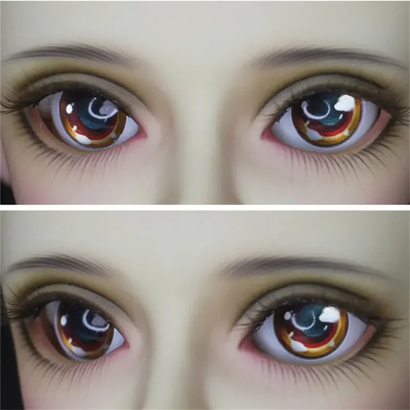 BJD Doll Eyes Pressure Acrylic Eyes Yellow Green Blue Purple Orange Blue Colorful Eyeball 8/10/12/14/16/18/20/22/14/30mm