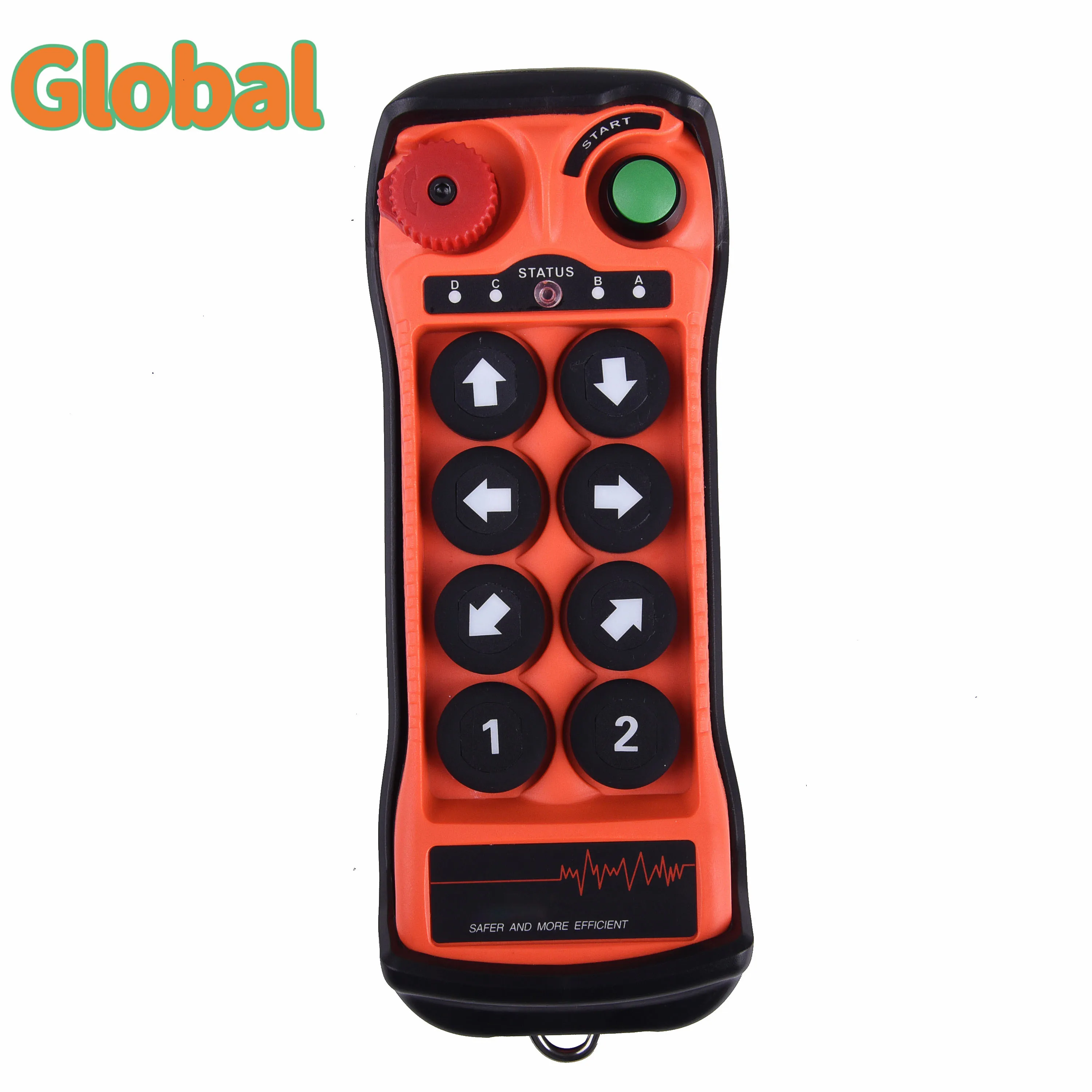 Q800 8 buttons single speed Industrial Wireless Radio Crane Remote Control switches Hoist overhead bridge Crane Lift control