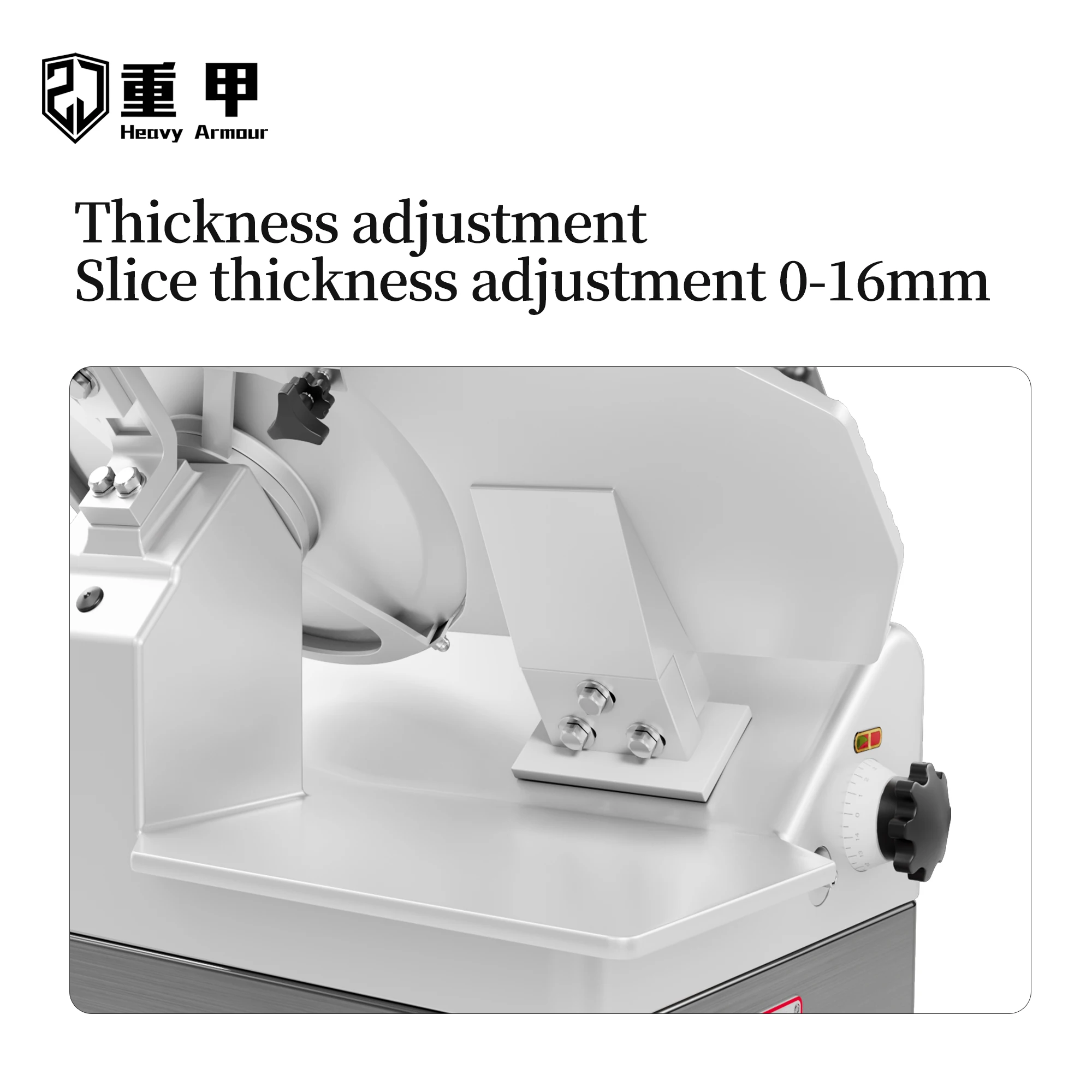 Machine Commercial 220V Adjustable 0-16mm Thickness Fresh Frozen Meat Slicing Automatic Mutton Beef Meat Slicer