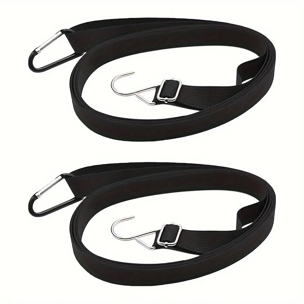 2PCS Car Covers Fixed Rope Strap Car Clothing Fixing Rope Car Cover Windproof Belt Car Luggage Bag Cargo Lashing Strap 4.4m