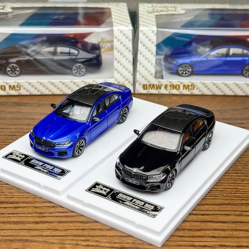 Howie Model 1/64 NEW BMW M5 F90 Diecast Car Model Alloy Simulation Collection Toy Gift For Boys#peetyeee view 2