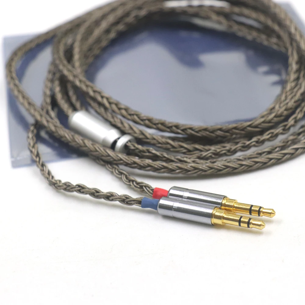 16 Cores 4 pin Xlr 4.4 2.5mm Headphone Earphone Cable For Dual 3.5 Hifiman Ananda sundara HE1000se HE6se he400 Z7M2