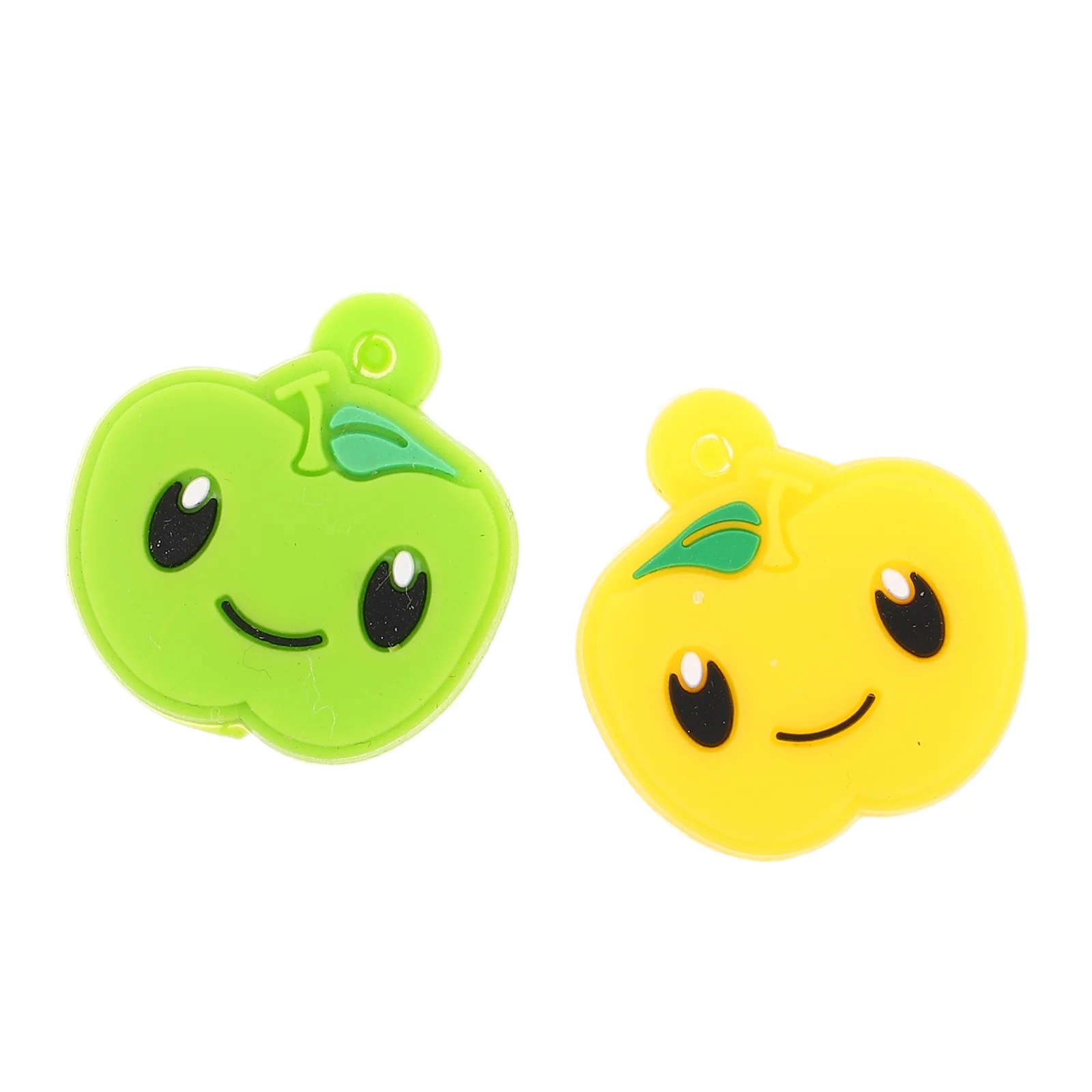 2 قطعة مضرب تنس المرطب التفاح شكل سيليكون امتصاص الصدمات تقليل الاهتزاز تعزيز الأداء متعة الاهتزاز المخمدات