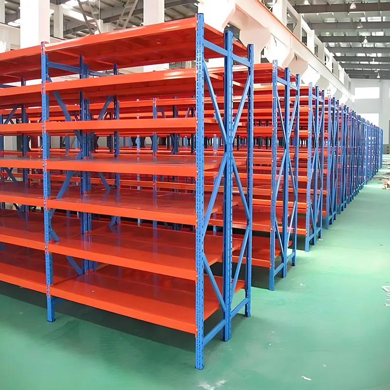 Medium Duty Boltless Shelf Multi Layer Shelf Garage Stacking Shelf Warehouse Storage Rack