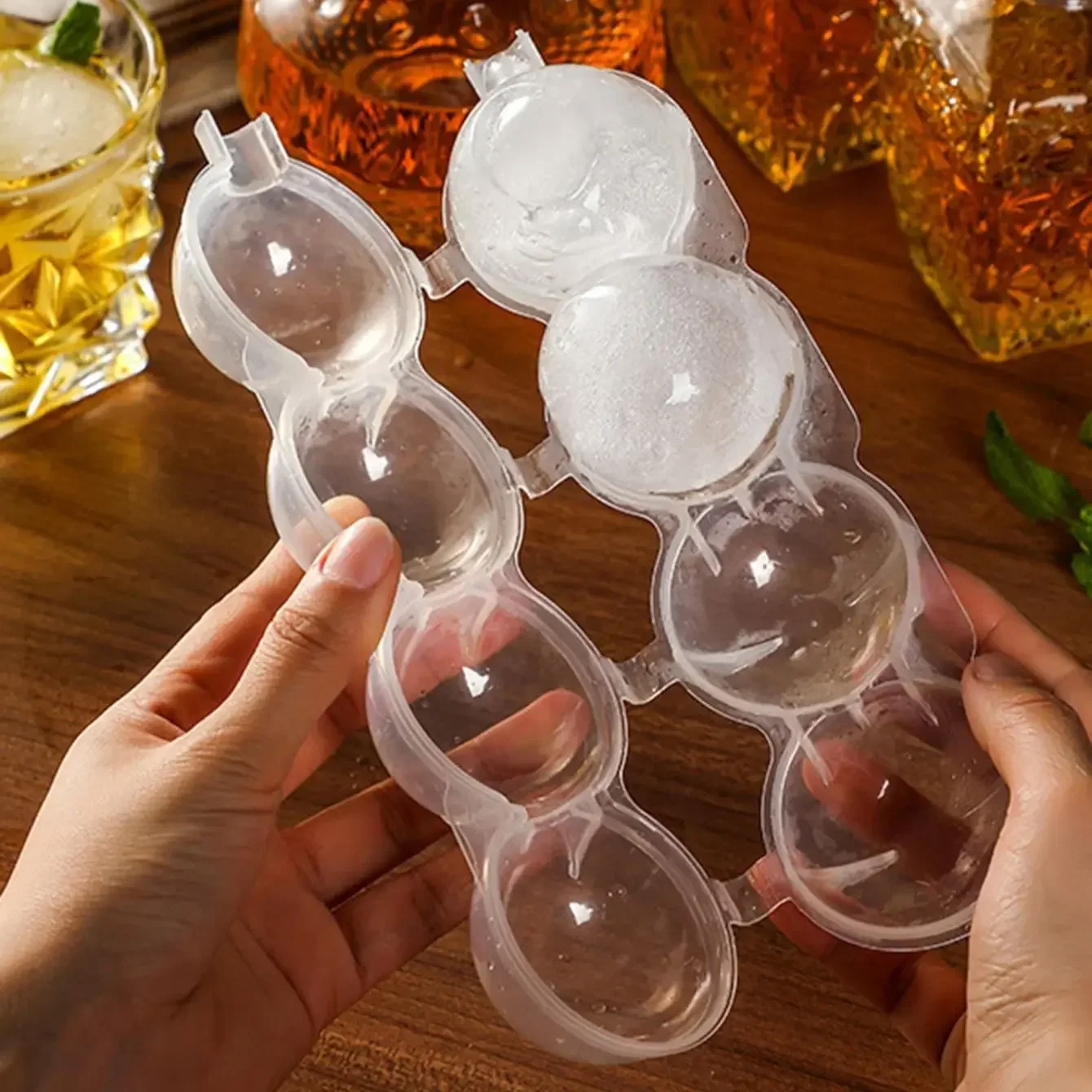

1PC - Ice Hockey Ball Mold Ice Making Circular Spherical Ice Block Mold