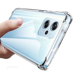 Xiaomi Poco X4 GT 충격 방지 투명 Pocox4 Gt X4gt 휴대 전화 케이스 뒷면 커버 용 고급 투명 소프트 실리콘 케이스