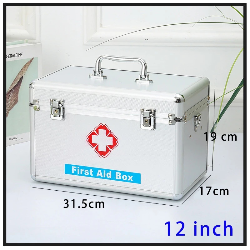 Medicine First Aid Kit Super Large Capacity Pill Cases Organizer Family Emergency Pharmacy Storage Container Pill\'s Box