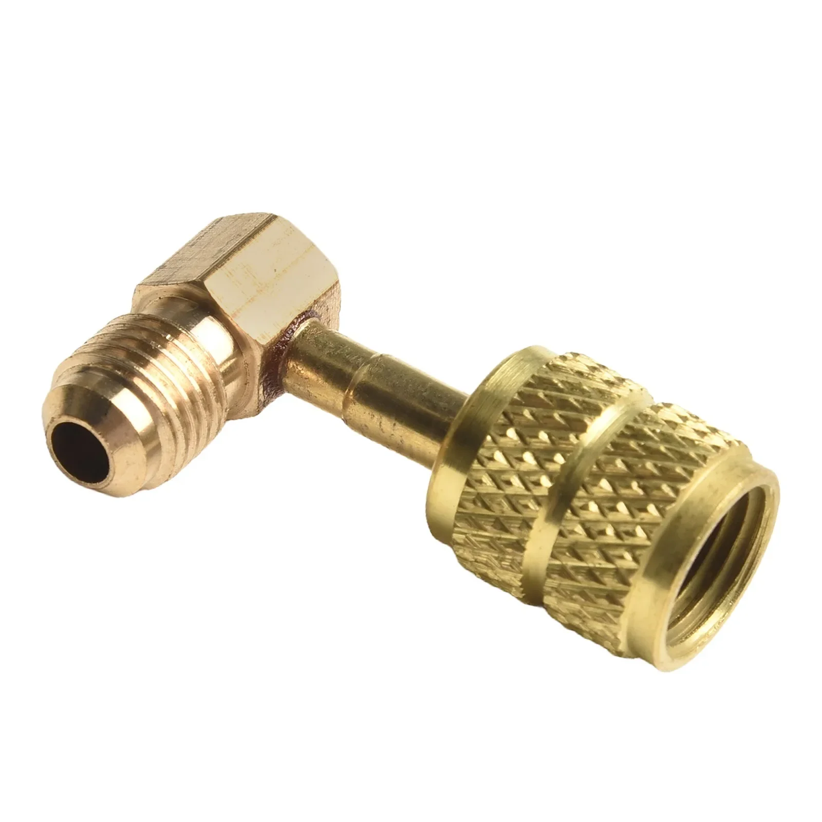 5/16" 1/4" R410 90° Connector Adapter Air Conditioning Filling Tube Adapter Liquid Filling Pipe 410 Adapter Pipe Fittings