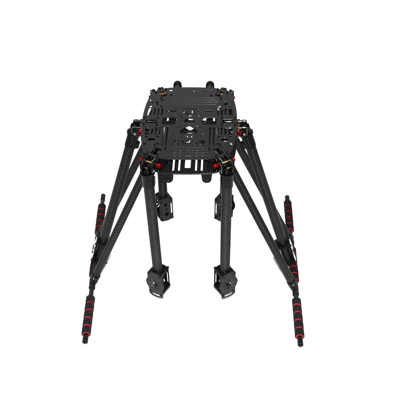 HanNiu nouveau ZD850 PRO Kit de cadre ZD850 en Fiber de carbone avec train d'atterrissage inflodable bras pliable pour FPV bricolage avion hexacoptère