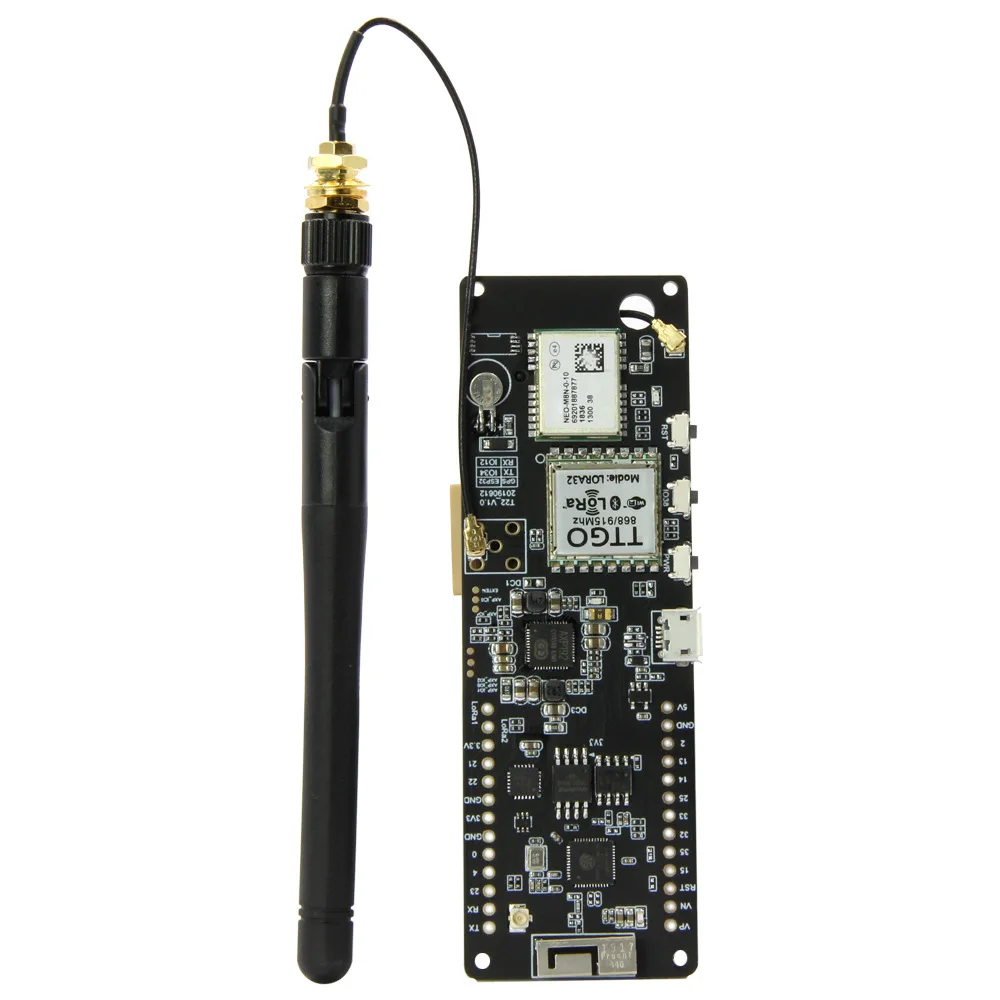 Placa de Desenvolvimento TTGO T-Beam ESP32 LORA32 GPS NEO-M8N Módulo Sem Fio WiFi Bluetooth
