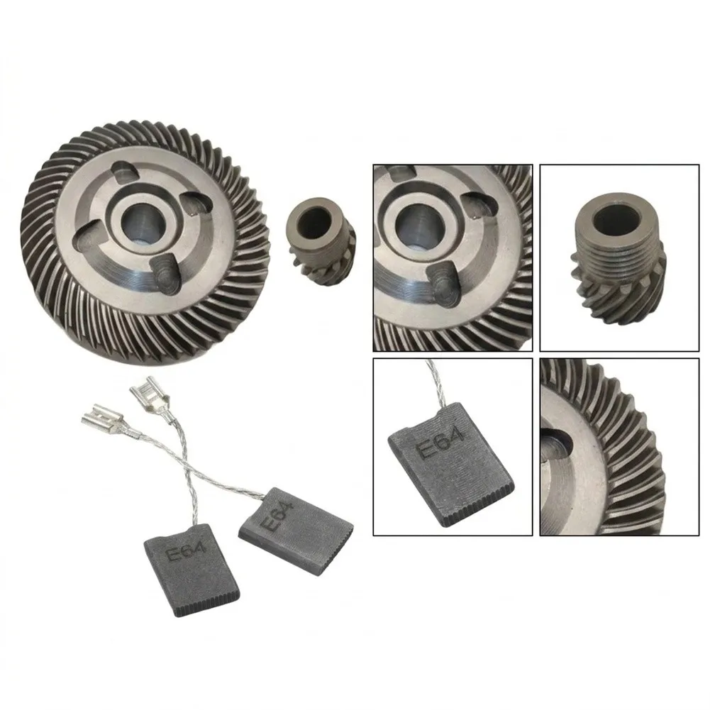 Metal Gear Carbon Brush Set 1607014171 1600A005BH Compatible with For GWS20-230 For GWS20-180 Grinding Machine