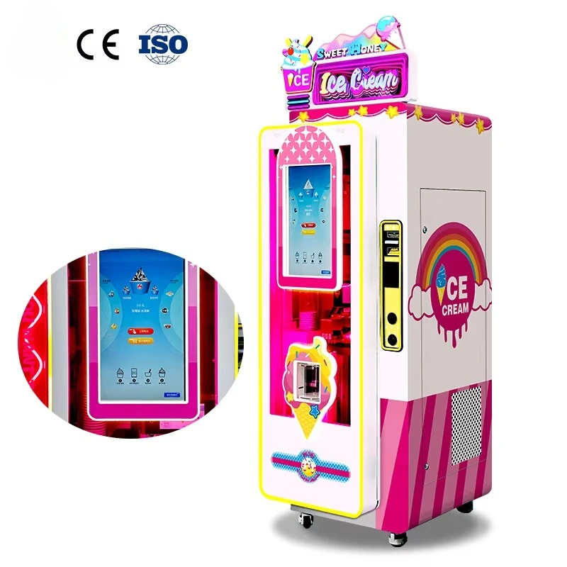Máquina Expendedora de Helado Suave, Máquina Automática para Rellenar Helados de Yogur, Gran Venta en Europa, América y Canadá, para Negocios