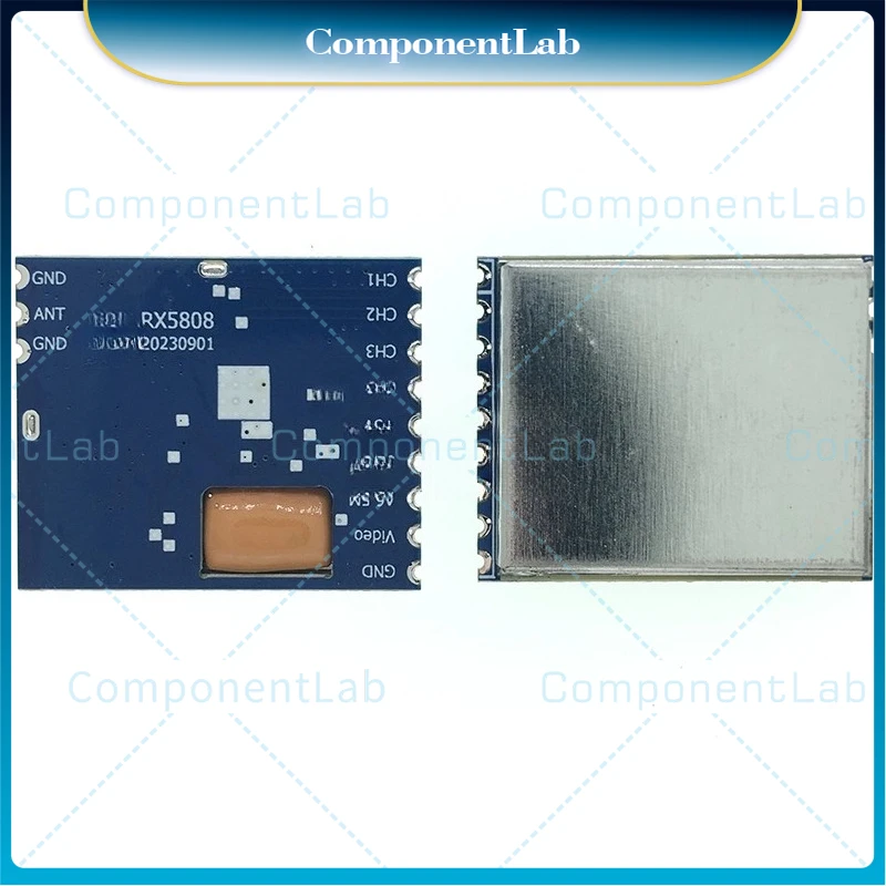 For RX5808 5.8G FPV Crossover Drone 48 Frequency Wireless Audio and Video Reception Module Button Frequency Modulation