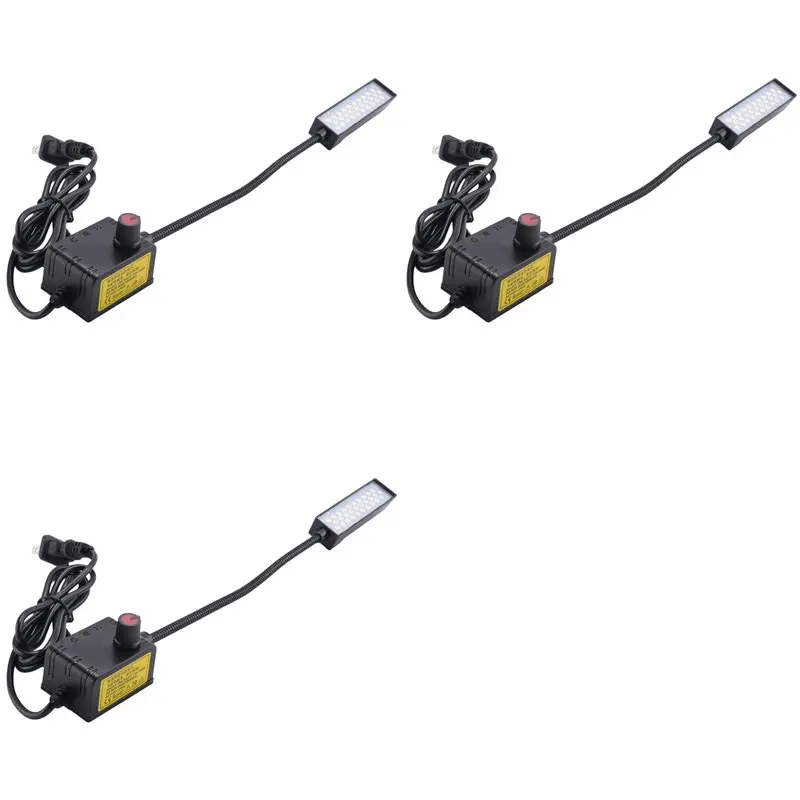 

Светодиодная лампа AS94-3X с регулировкой яркости, 30 светодиодов, для швейных машин, верстаков, токарных станков, сверлильных станков, гибкая рабочая лампа, вилка стандарта США