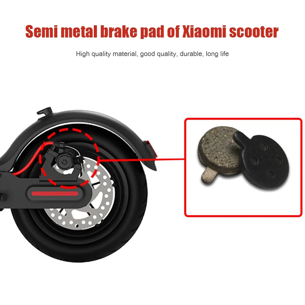 1/2/3/5 Pair Electric Scooter Metal Disc Brake Pads Replacement Parts Friction Plates for Xiaomi M365 Pro Electric Scooter