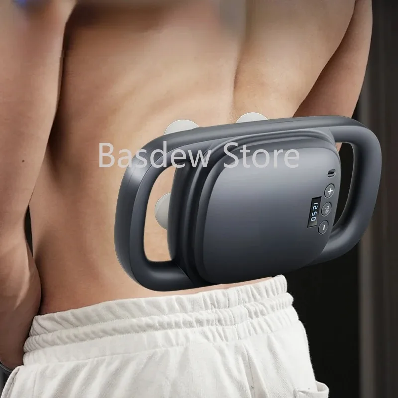 

Professional Four Head Automatic Muscle Relaxation Massage Gun High-frequency Vibration Wireless Fascia Guns