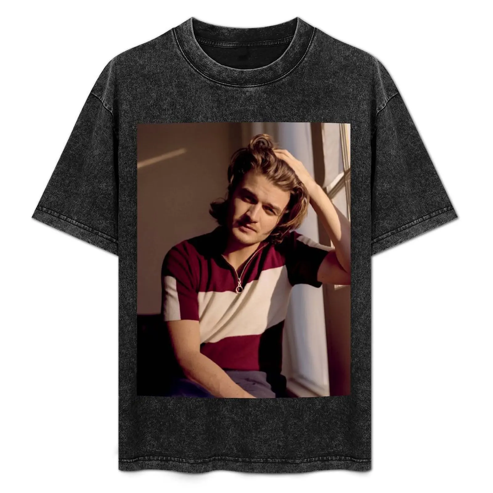

Joe Keery T-Shirt Plus Size Workout Short Sleeve Top