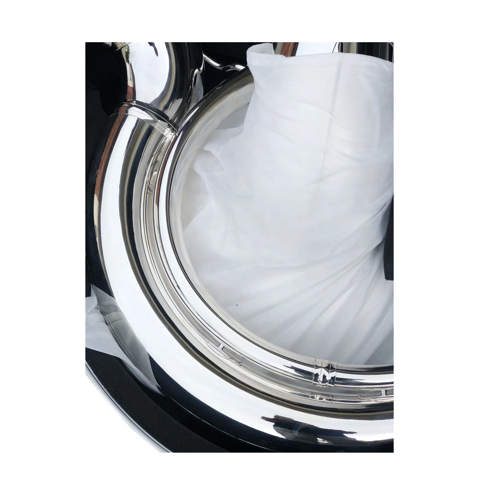 OEM Factory Price High Quality Brass Sousaphone JYSS8000 Trumpet Marching Instruments Master Level Gold Lacquer Tone BB