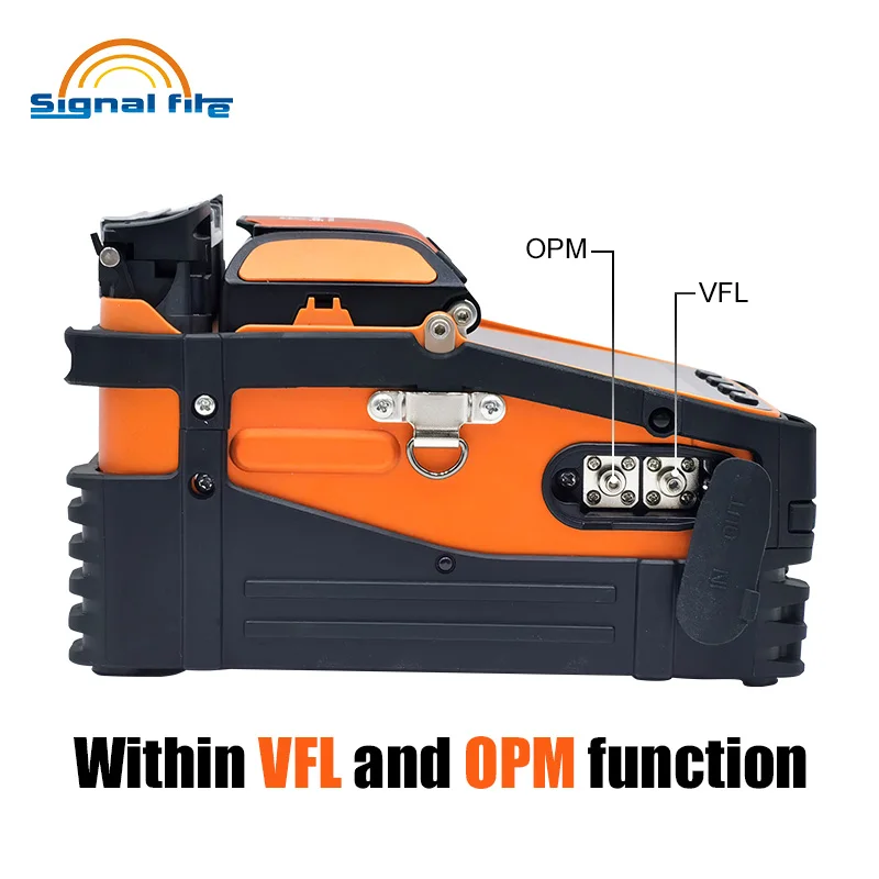 Imagem -04 - Fibra Óptica Fusion Splicer Alta Precisão Máquina de Emenda Motores Ai10a Ai-9 Ai6a Ai-6c Ai-6c sm e mm com Vfl Opm 5s