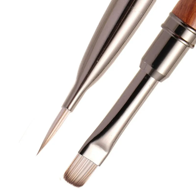 1/3 قطعة فرشاة الرسم الجل مسمار الفن ل هلام تلميح تمديد الاكريليك منشئ ملحق مسمار فُرش رسم فرشاة أظافر جل #3