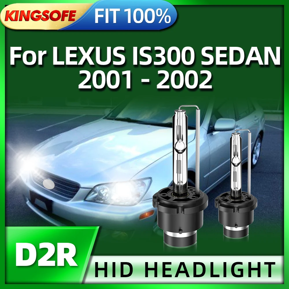 

Roadsun 2PCS 12V 35W HID Bulb Headlight D2R Replacement Xenon Lamp 6000K For LEXUS IS300 SEDAN 2001 2002