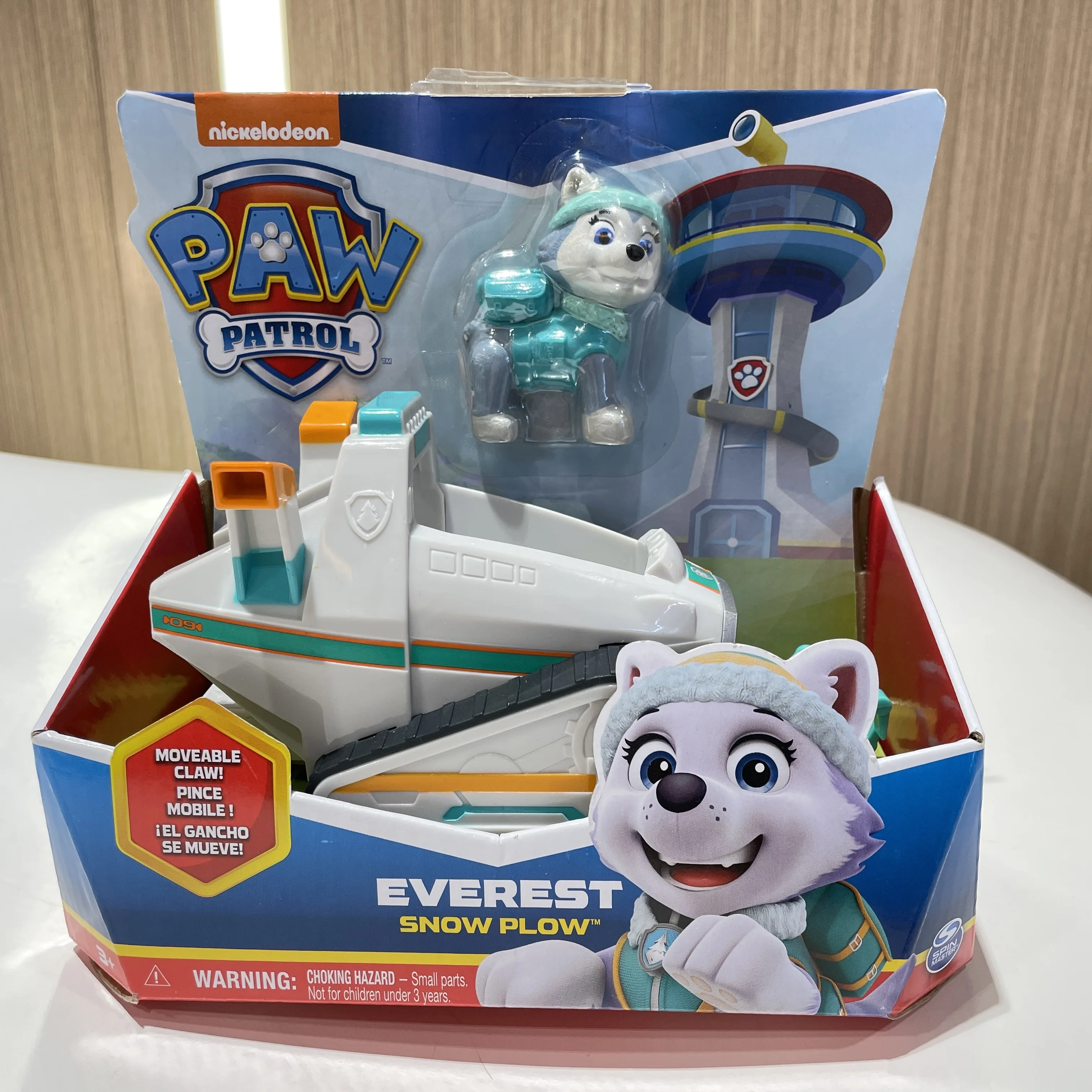 PAW Patrol Everest’s Snow Plow Vehicle with Collectible Figure for Kids Aged 3+ Patrulla Canina Anime Action Figures Model Toy