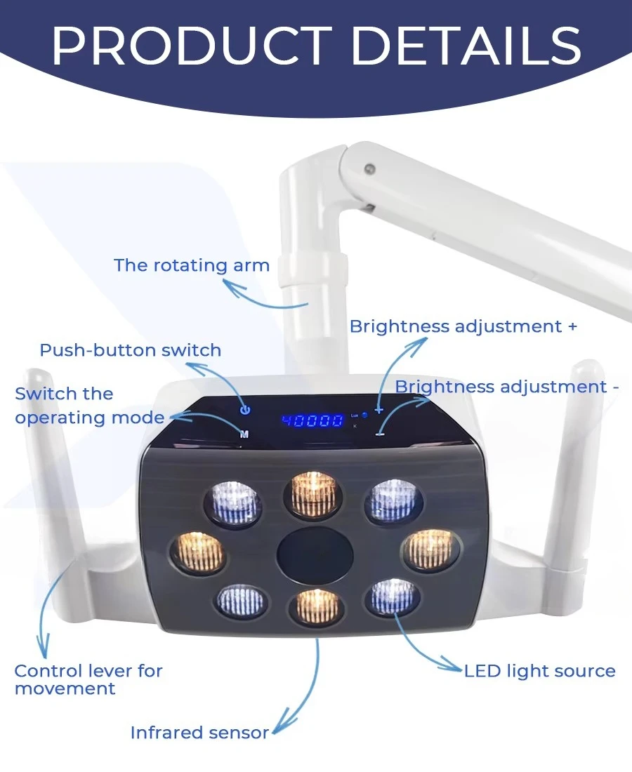 Ceiling Mounted Light Emitting Diode Shadowless Surgical Lights for Medical Aesthetics and  Clinics, Surgical Lights with