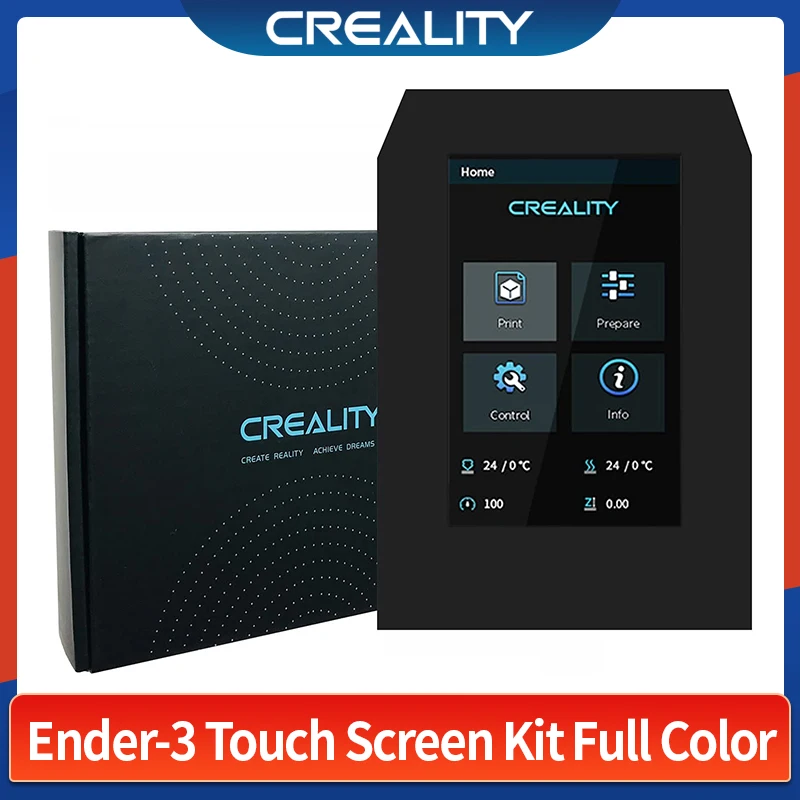 

Официальный комплект сенсорного экрана Creality Ender 3, экран с ЖК-дисплеем 4,3 дюйма, обновление экрана для принтеров Ender 3/ Ender-3 V2/Ender-3 Pro 3D