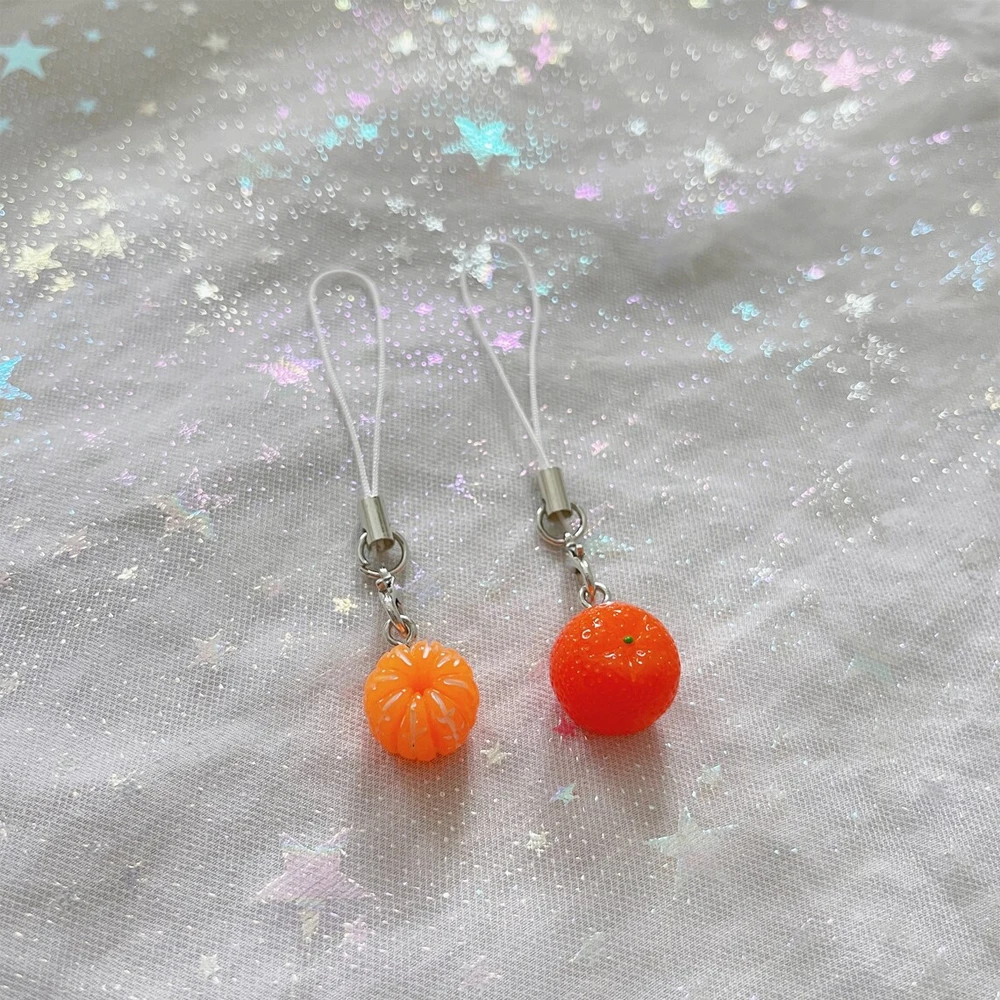 Set of 2 Cute Orange Phone Cha - Phone Accessories Ideas recension och pris