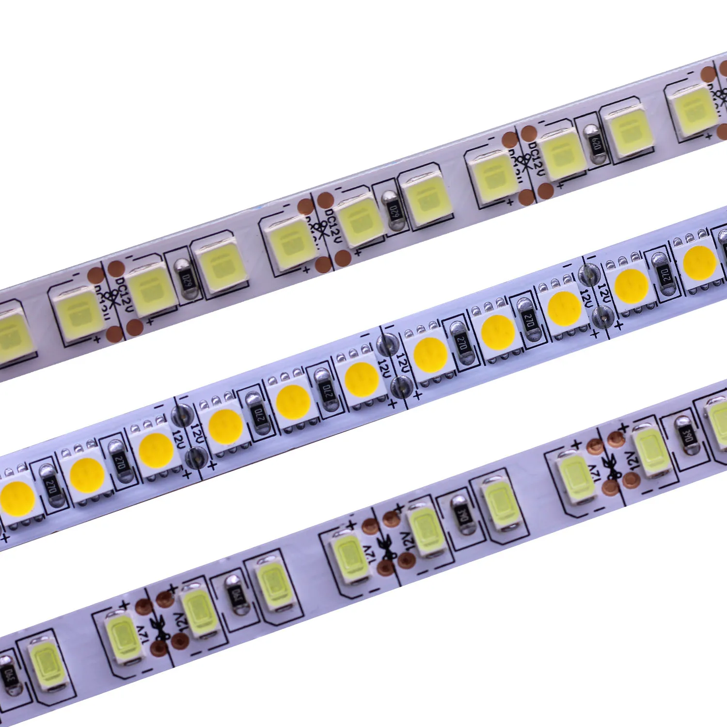 

Светодиодная ленсветильник 5054 5050 SMD 2835 LED 60 светодиодов 5630 светодиодов 12 В постоянного тока, водонепроницаемая гибкая светодиодная лента для украшения дома, 10 цветов, 5 м