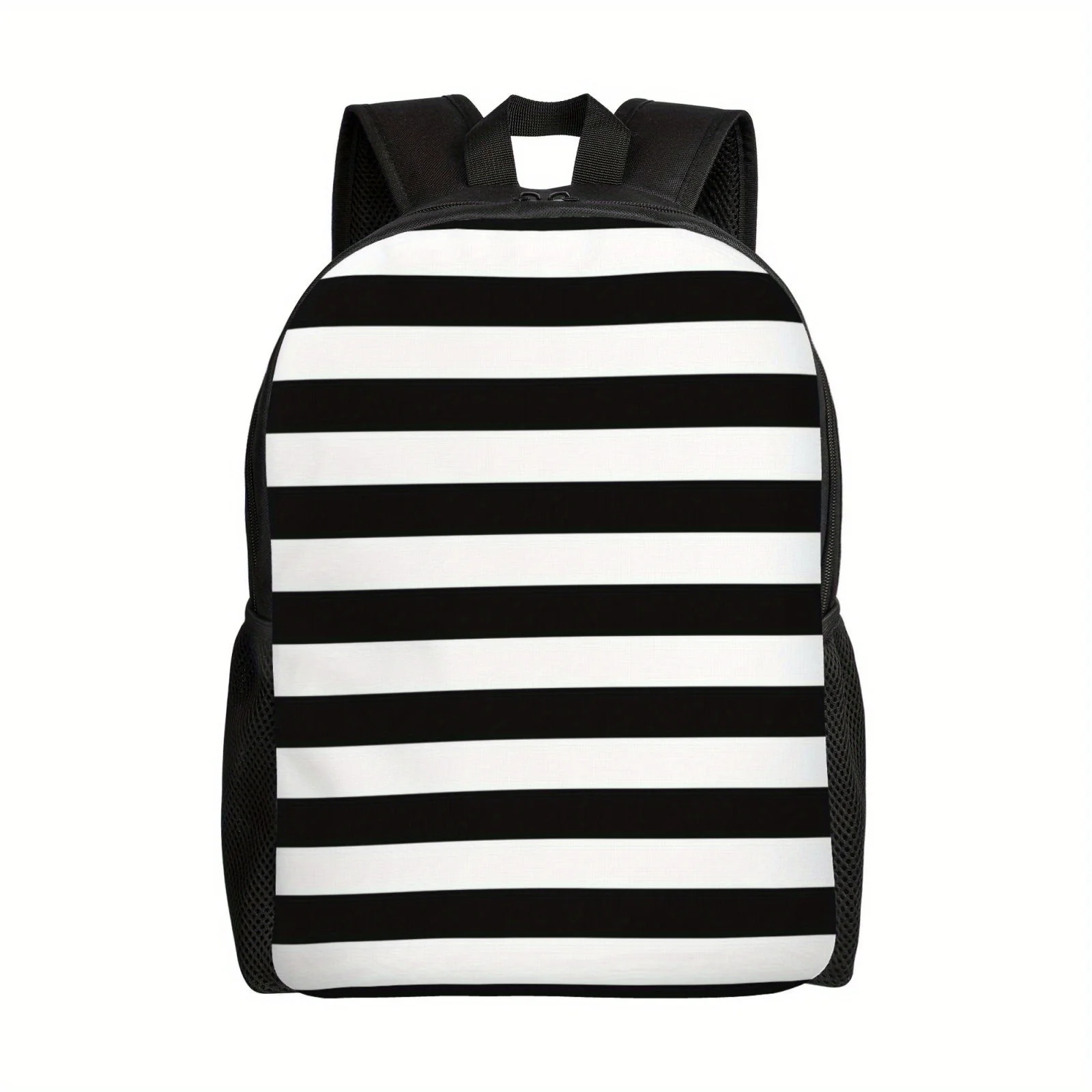 

Striped men's and women's backpacks, travel outdoor leisure laptop bags