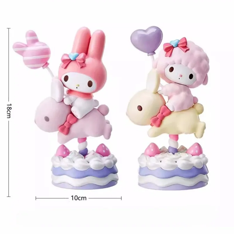 Miniso Sanrio My Melody My Sweet Piano anime Figure Sweet Party Series Model Toy Collection Decoration Kids Birthday Gift Pvc