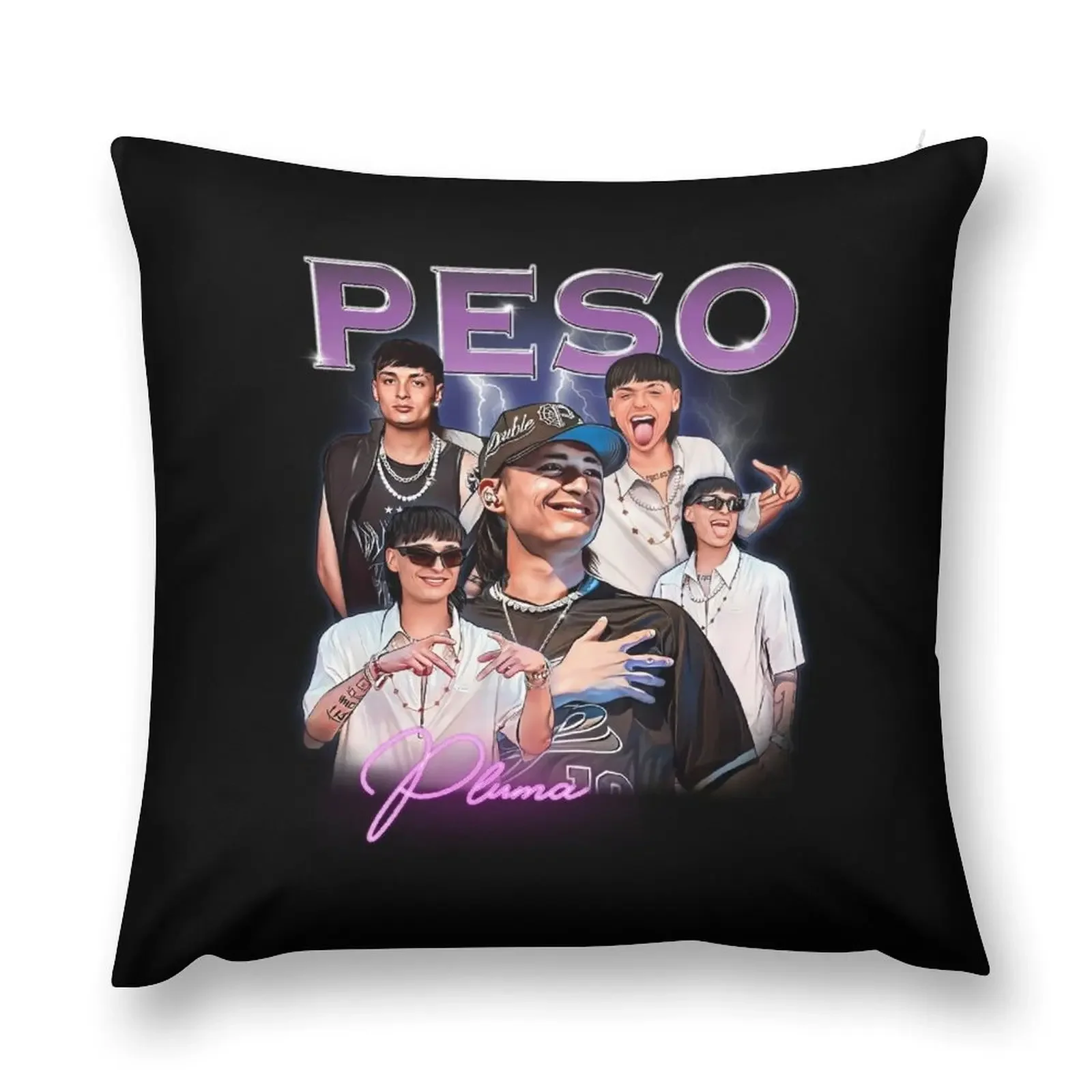 Peso Pluma Bootleg Classic T-shirt Throw Pillow Decorative Cushions For Living Room Pillowcases For Pillows pillow