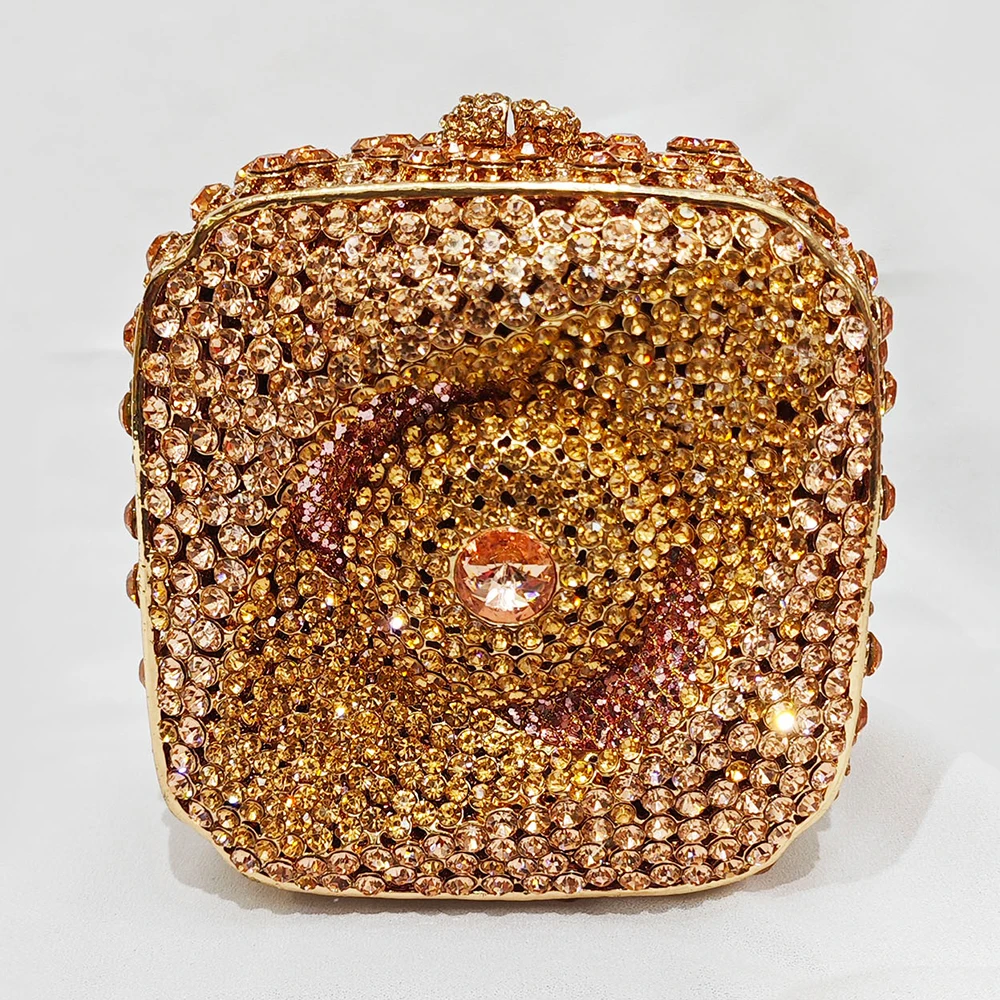 Universe Eye Women Crystal Evening Bag Red/Green/Blue  Ladies Purses Diamond Party Purse Rhinestone Girls Dinner Prom Handbags