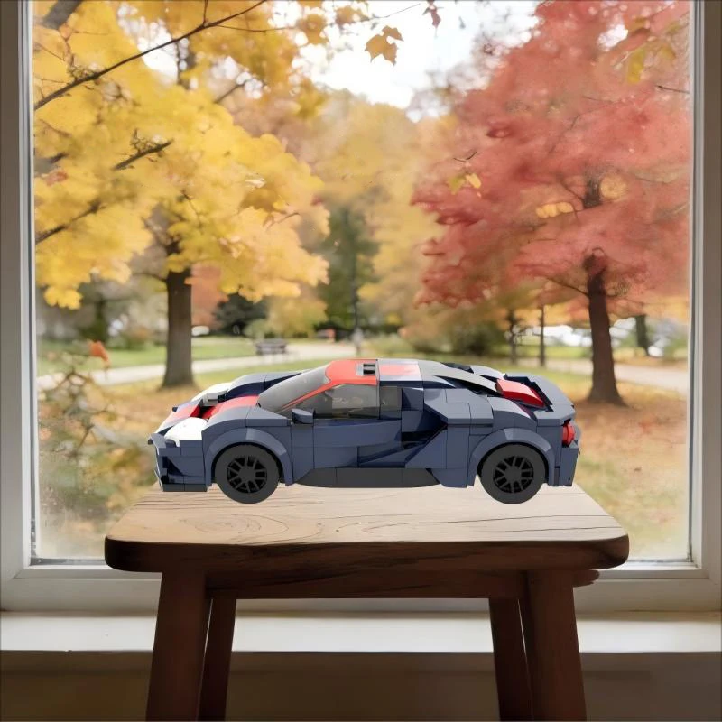 

Конструктор MOC-56274 «Городской спортивный гоночный автомобиль», 328 деталей, модель дорожного транспортного средства, совместимый с известными брендами, технический подарок, креативная сборная игрушка