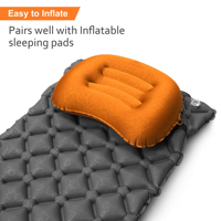 Camping Travel Pillow Ultralight Inflatable for Neck Lumbar Support Camp Hiking Sleeping Pillow