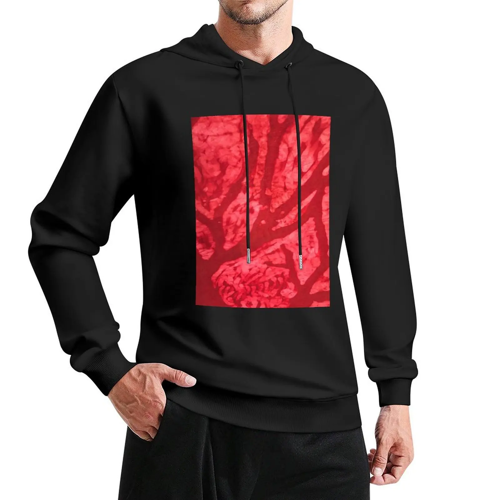 

Red Tree Pullover Hoodie mens clothes men's clothes anime clothes for men oversized hoodie