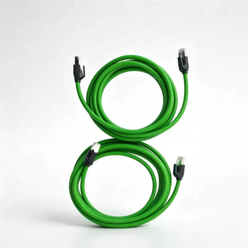 CAT5E CAT6A CAT8 Industrial 10G Double Shielded Network Cable 8 Pin Profinet Servo EtherCAT Ethernet Gigabit High-flex Cable
