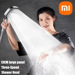 Cabezal de ducha ajustable Xiaomi, ducha de lluvia de 3 modos, cabezal de ducha de gran flujo, mezclador de ducha de ahorro de agua de alta presión para Baño