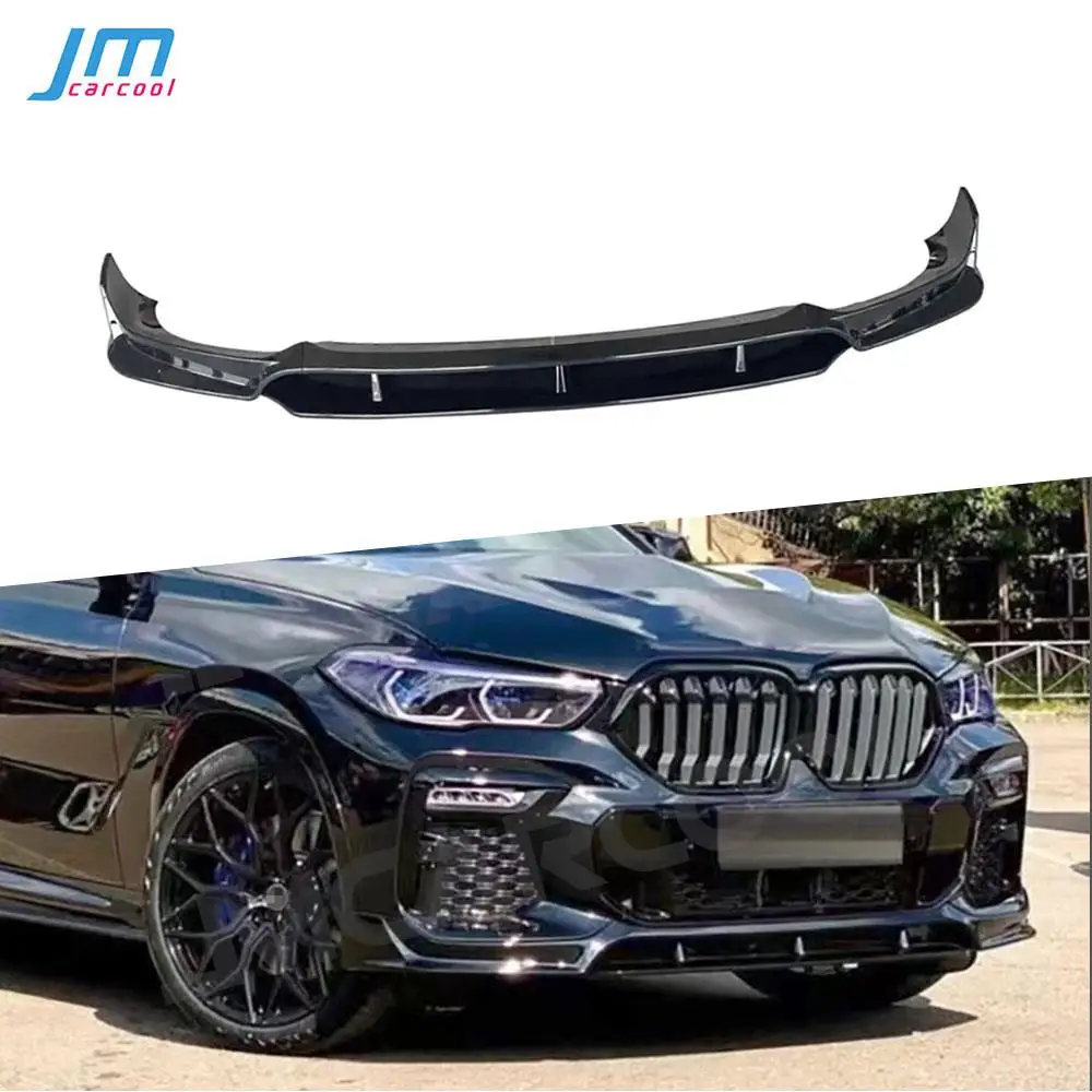 

Carbon Fiber Car Front Bumper Lip Spoiler Diffuser Chin Protective Cover for BMW X6 G06 M Sport 2020 2021 2022 2023 ABS Bodykits