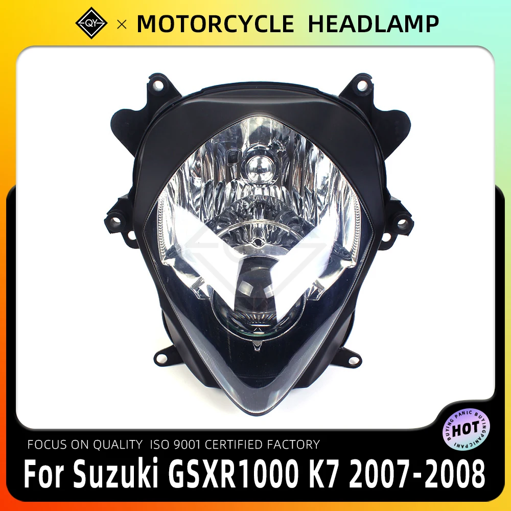 LQYL Motorcycle Headlight Headlamp Head Light Lamp Assembly For SUZUKI GSXR1000 GSXR 1000 2007 2008 GSX-R 1000 K7