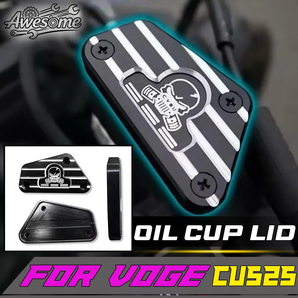 Front brake upper pump cover, oil reservoir cup cover FOR VOGE CU525 525 CU