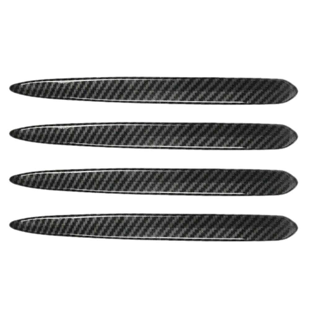 Car Outer Door Handle Decorative Trim Strips Carbon Fiber Color for BMW 3 Series G20 G28