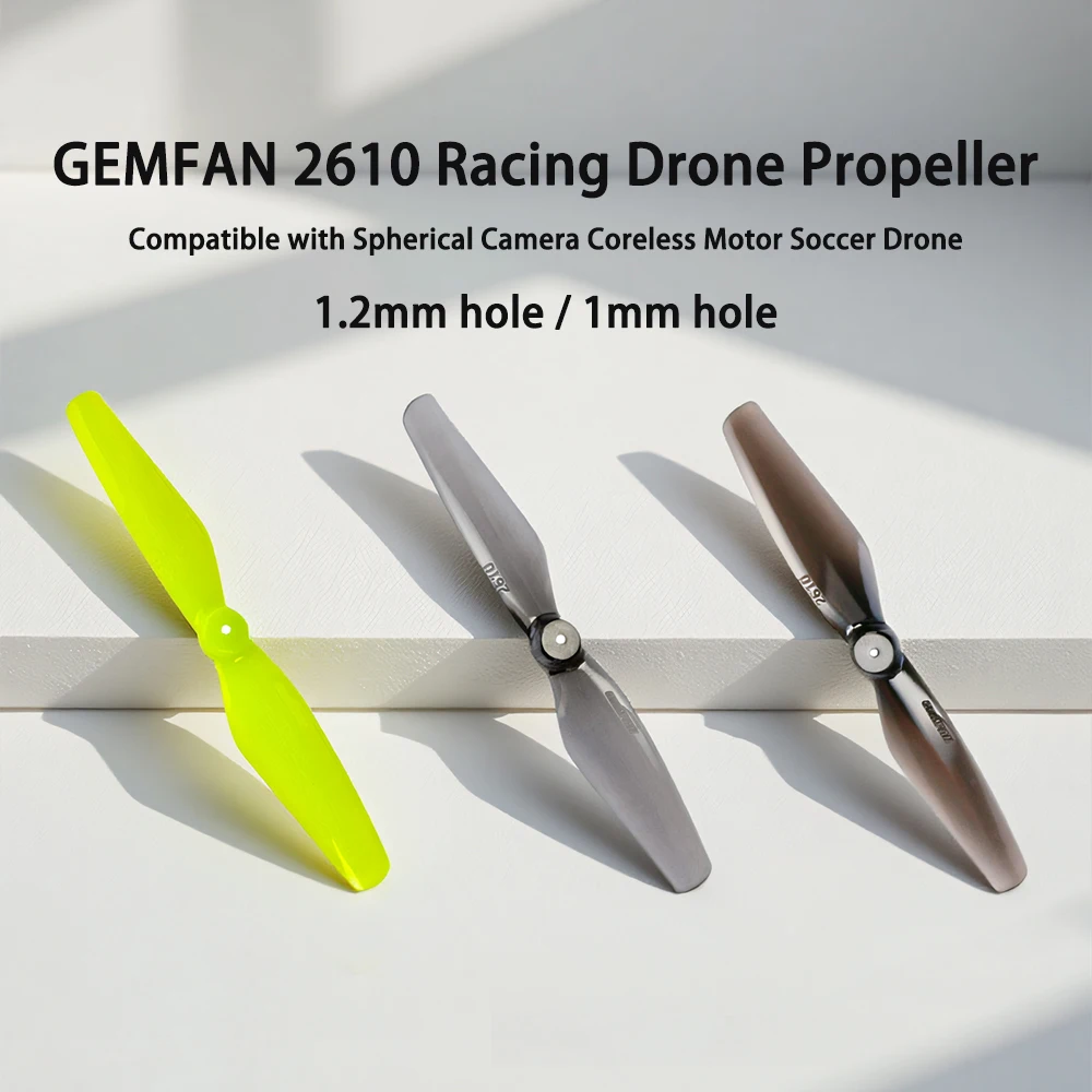 

8 шт./4 пары пропеллеров Gemfan 65 мм с отверстиями 1 мм/1,5 мм, 2 лопасти, PC CW/CCW для радиоуправляемых FPV-дронов, гоночных моделей, запасные части, аксессуары для DIY
