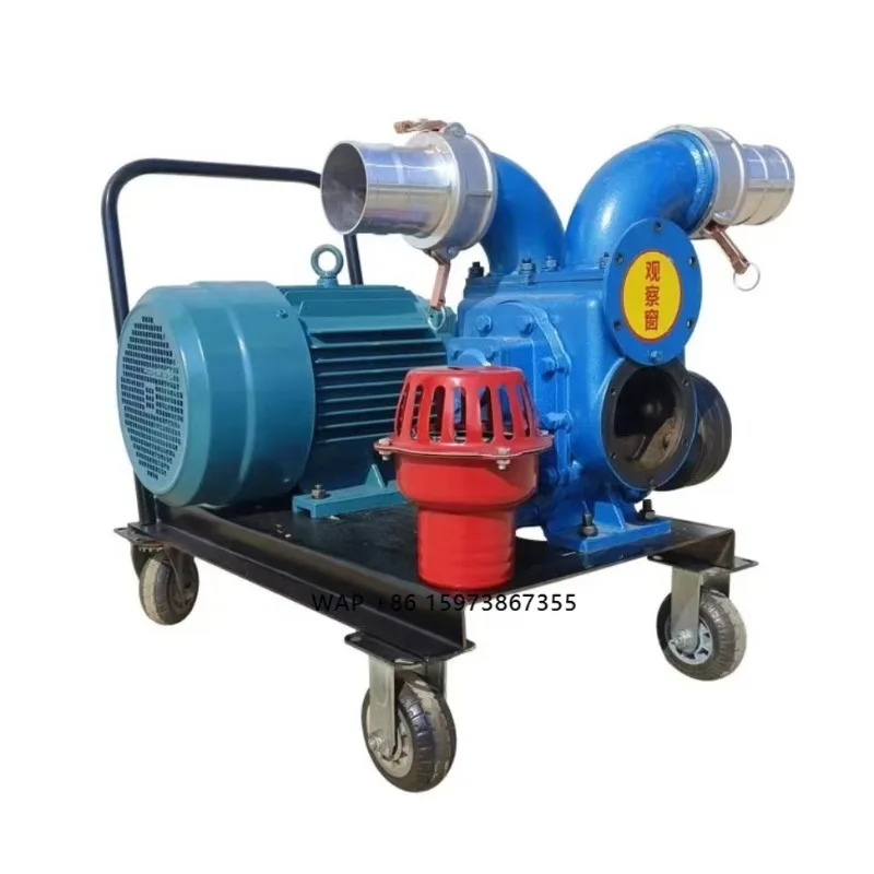 

High Suction Head Self-Priming Pump for Septic Tank Sewage Fish Pond Slurry Water & Pig Manure Suction