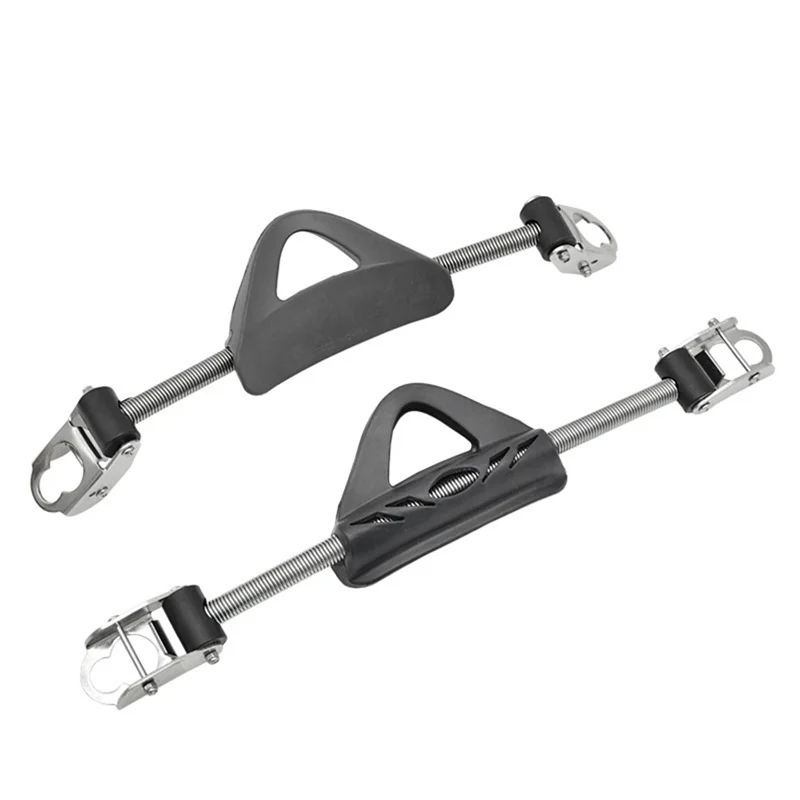

RTENTE-2PCS Scuba Diving Stainless Steel Spring Fin Straps For Standard Fins Diver Heel Straps Gear